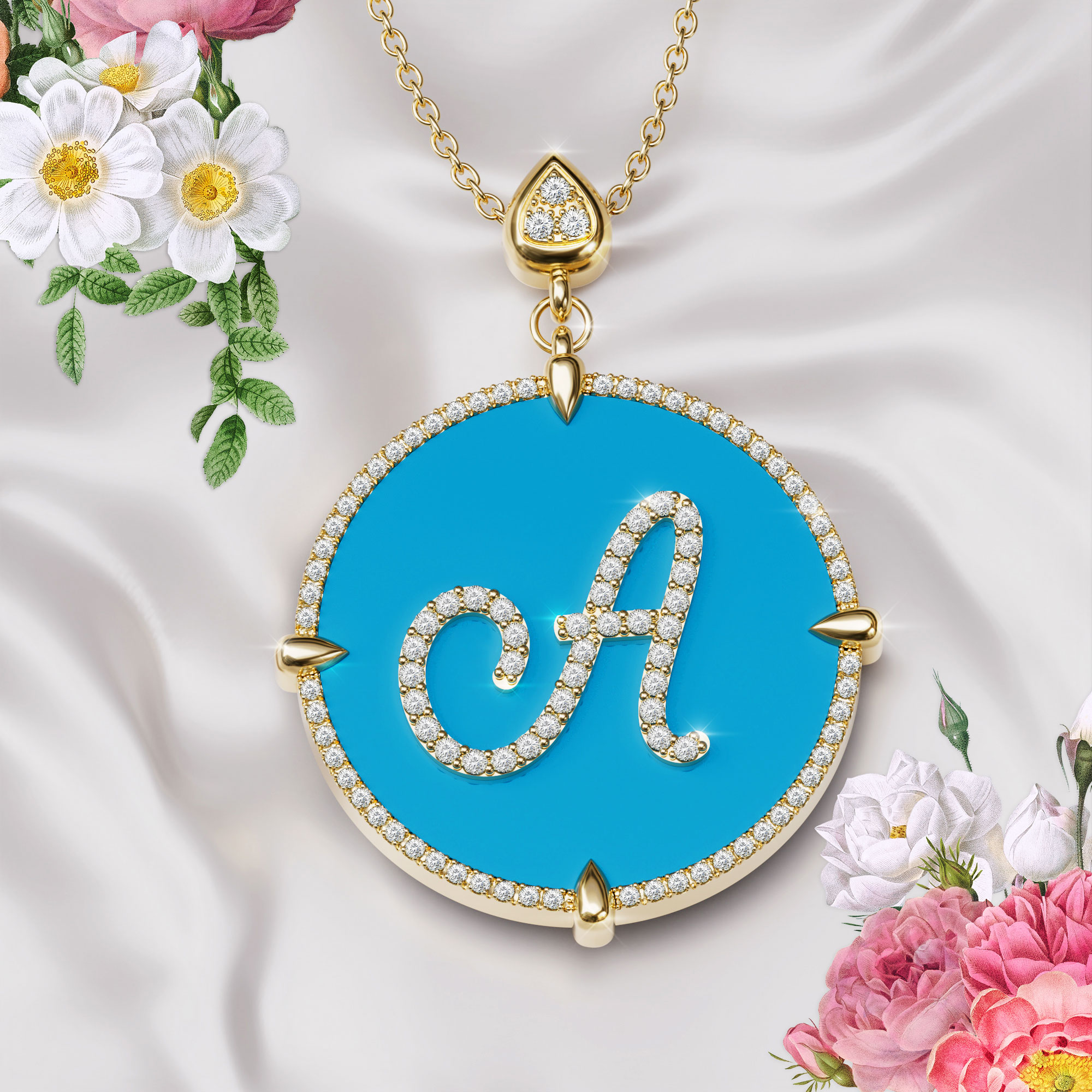 alphabet-A-necklace-made-with-gold