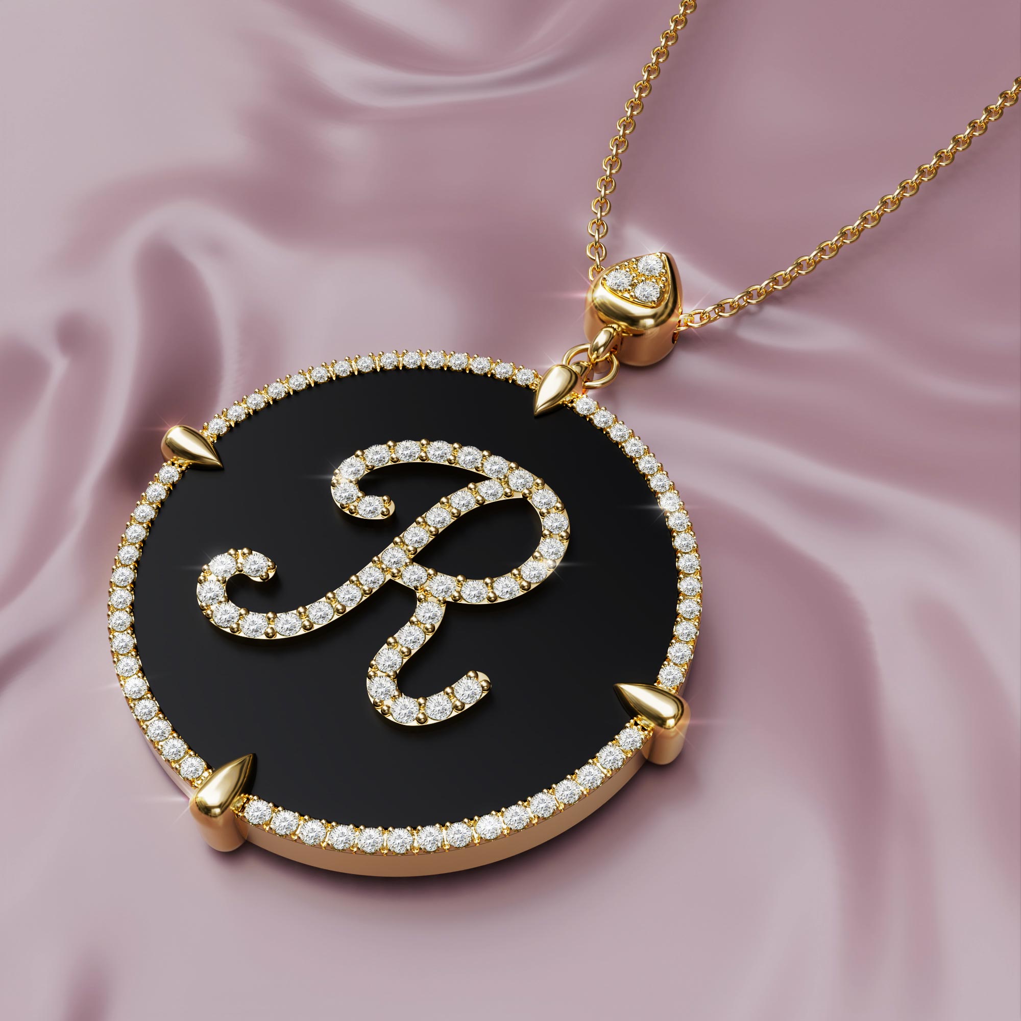 Mini Initial R Necklace - Fame Accessories
